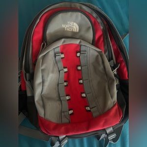 Northface heavy duty double zip back pack